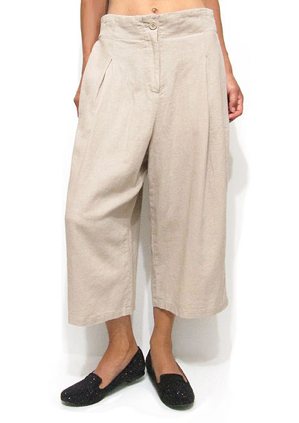 Pants180 Wide Quarter Pants/Taupe