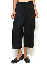 Pants181 Wide Quarter Pants/ Black