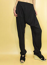 Pants245 Tuck & Drape Lousy Pants/Black