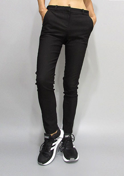 Pants243 Slim Fit Stretch Pants/Black